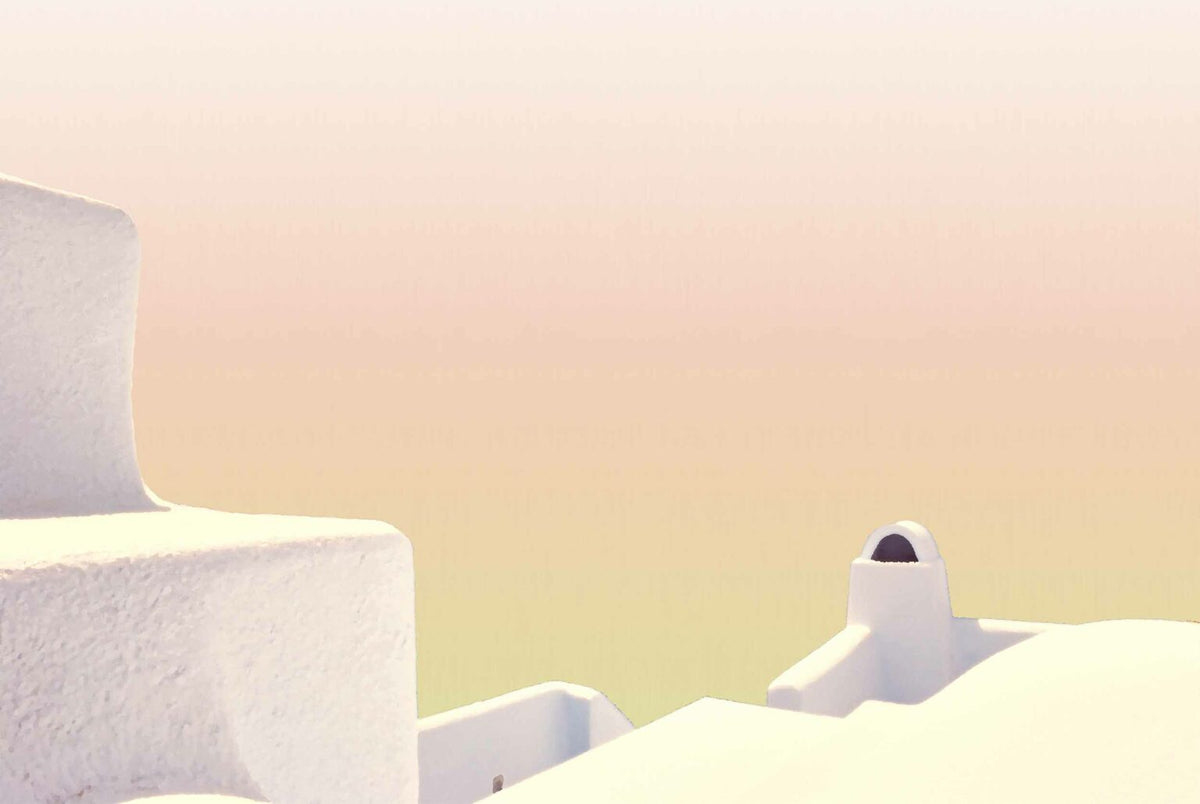 Formentor mural by Coordonné in Pink, flat pattern view