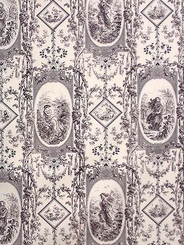 Four Seasons Fabric by Titley & Marr in Charcoal