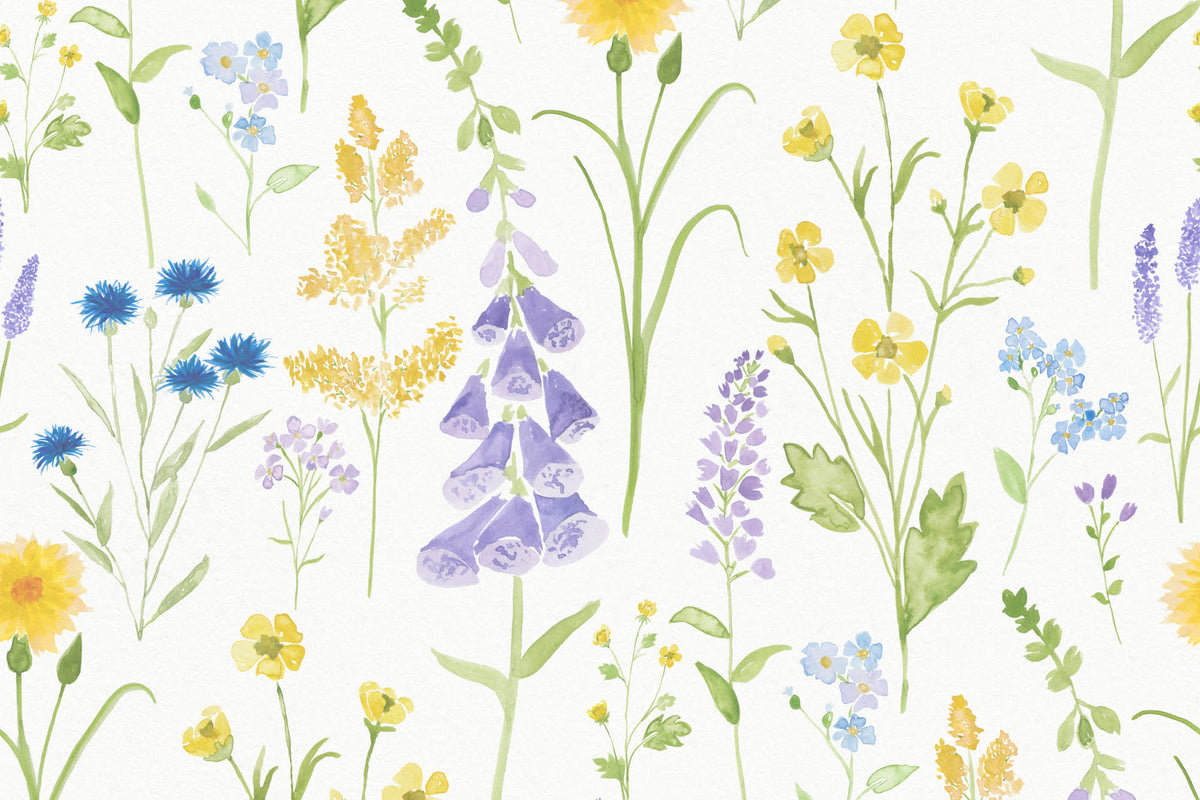 Foxglove Original mural by Hovia
