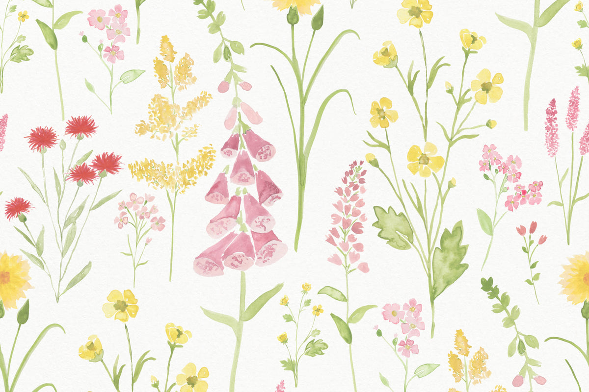Foxglove Pink mural by Hovia