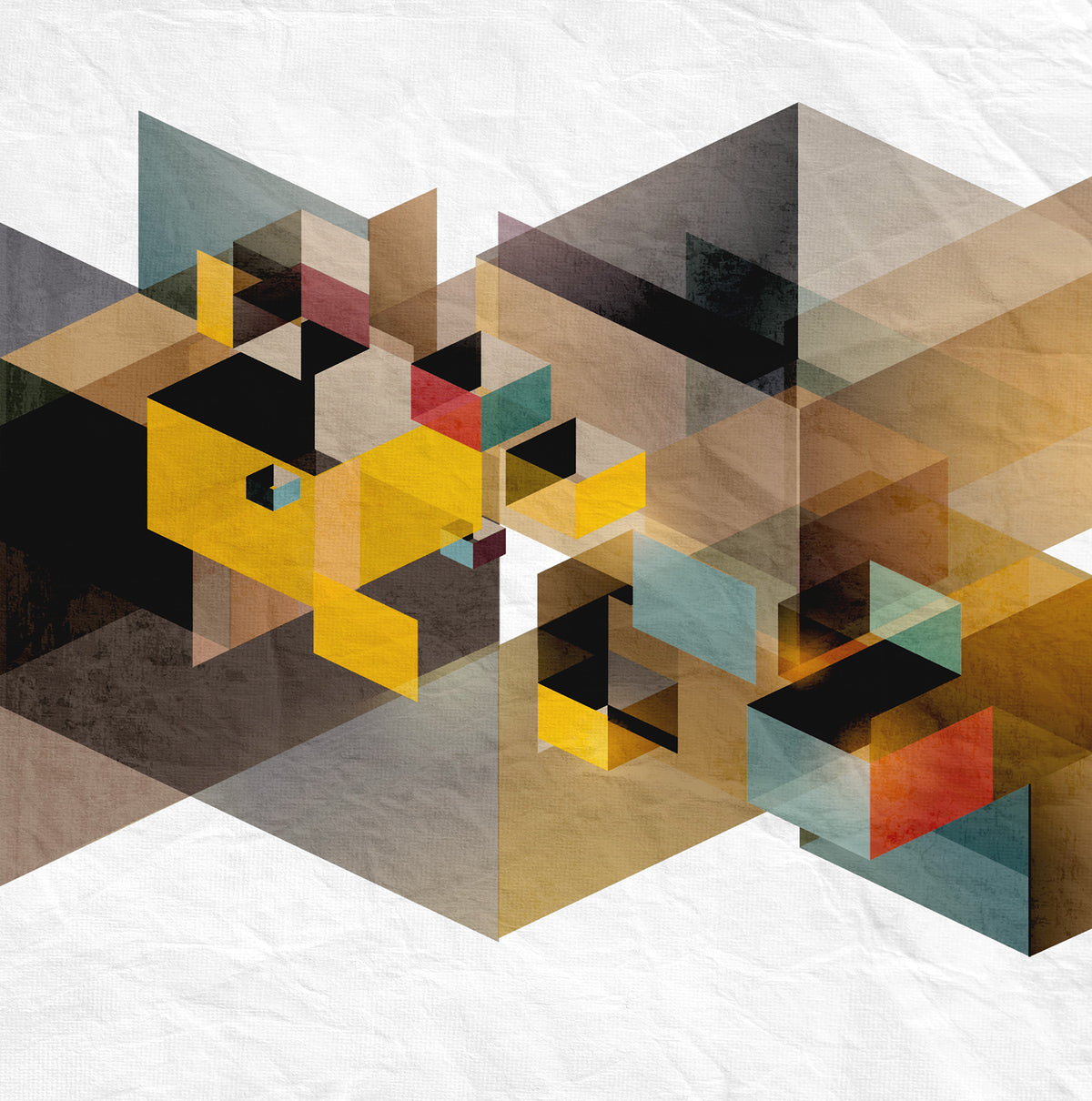 Fractal Original mural by Rebel Walls