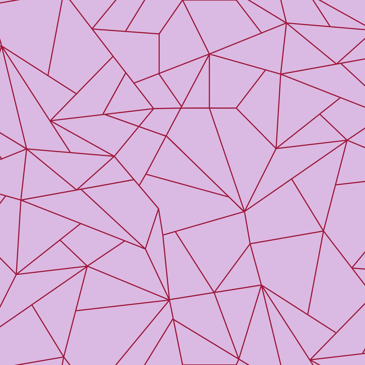 Fractalisimi wallpaper by Coordonné in Rosa, flat pattern view