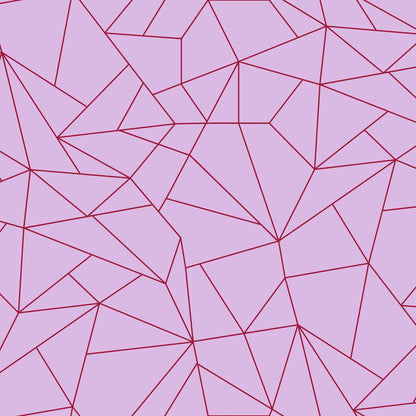 Fractalisimi wallpaper by Coordonné in Rosa, flat pattern view