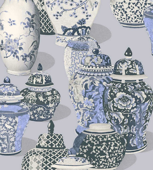 Fragile Wallpaper by Eijffinger Blue