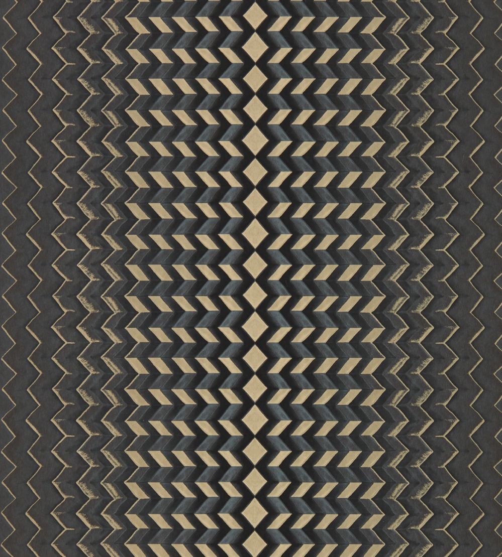 Fragment Wallpaper by Clarke & Clarke Charcoal/Gold