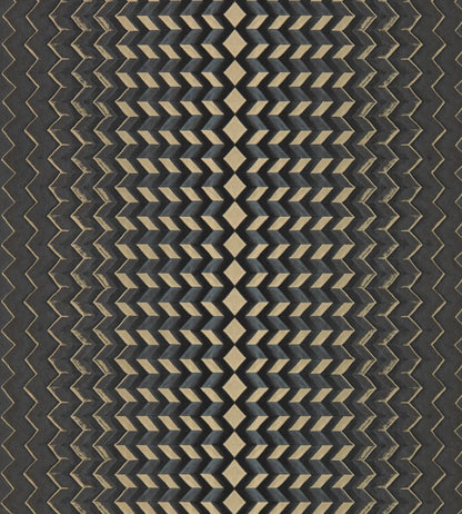 Fragment Wallpaper by Clarke & Clarke Charcoal/Gold