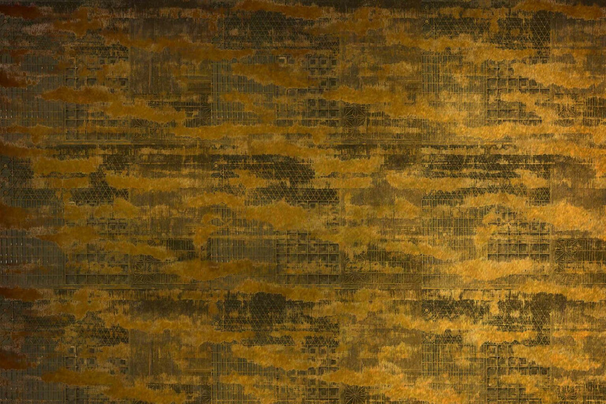 Framework mural by Coordonné in Copper, flat pattern view