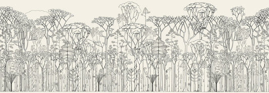 Francis Halle Black & White mural by Bien Fait