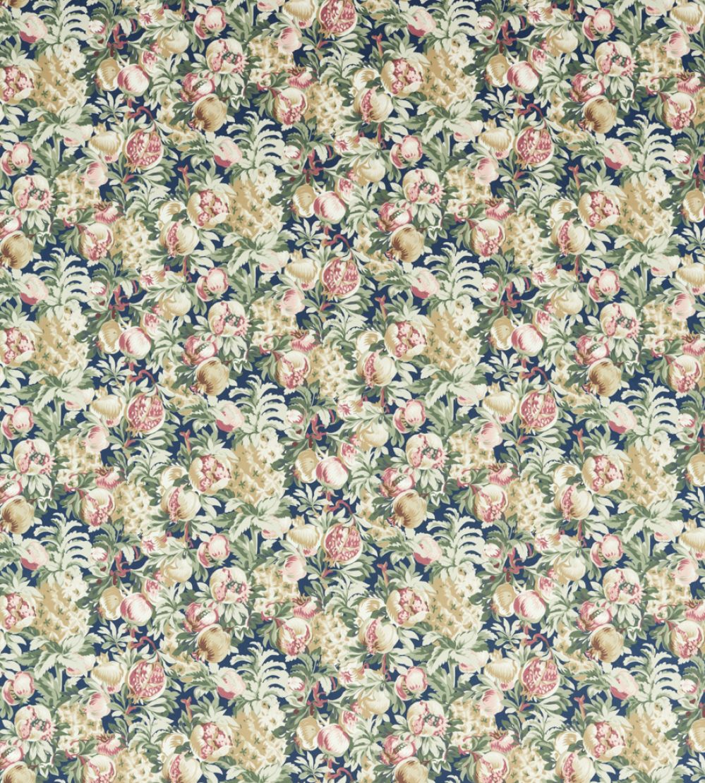 Francis Velvet Fabric by Clarke & Clarke Midnight