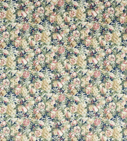 Francis Velvet Fabric by Clarke & Clarke Midnight