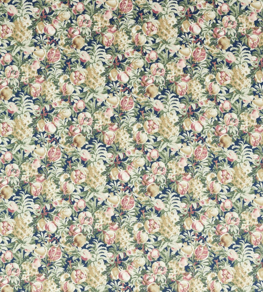 Francis Velvet Fabric by Clarke & Clarke Midnight