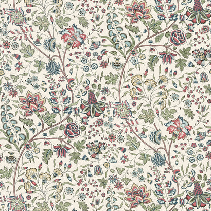 Francois Wallpaper by Anna French in Red & Blue (AT10724)
