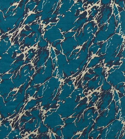 French Marble Velvet Fabric by Zoffany Serpentine