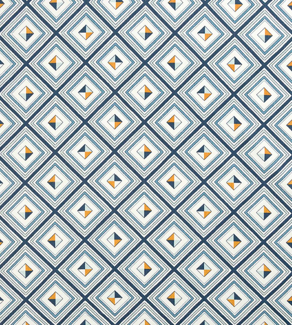 Fresco Fabric by Christopher Farr Cloth Indigo