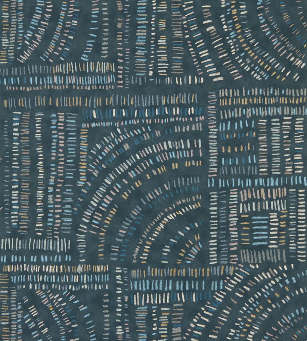 Frescoes Wallpaper by Harlequin Sapphire/Kyanite/Quartz