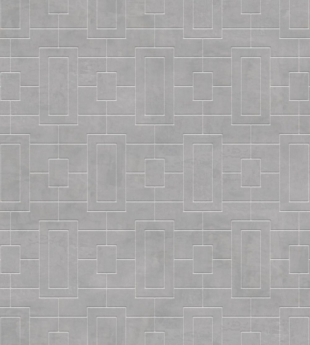 Fretwork Wallpaper by Coordonne Concrete