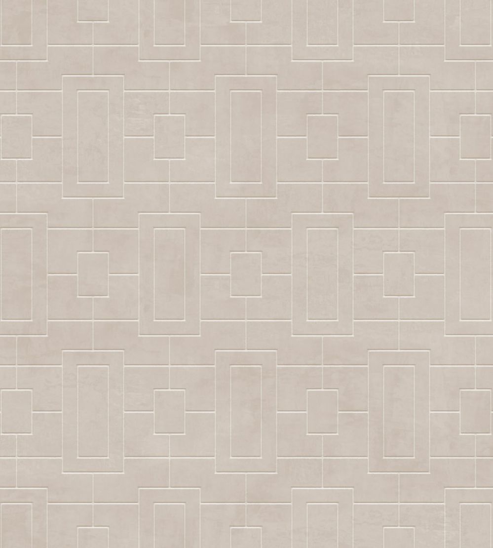 Fretwork Wallpaper by Coordonne Limestone