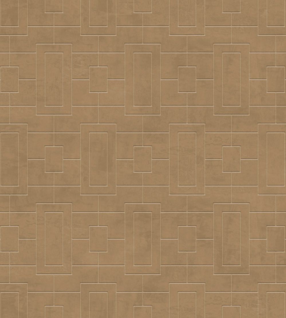 Fretwork Wallpaper by Coordonne Sand