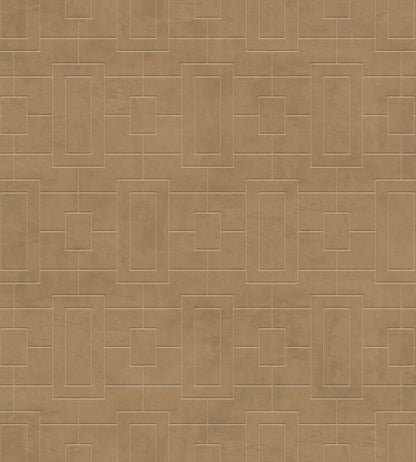 Fretwork Wallpaper by Coordonne Sand