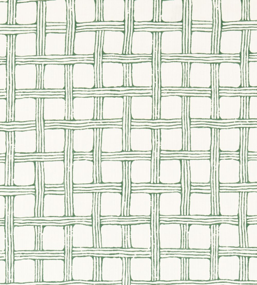 Fretwork Print Fabric by Scion Forest