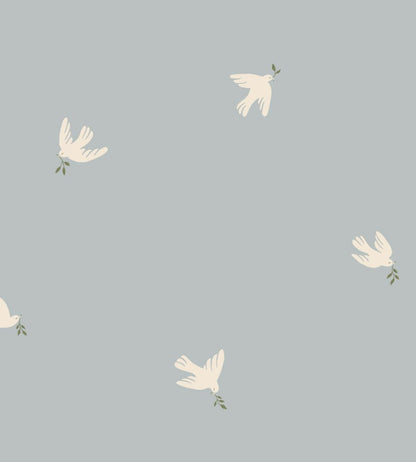 Frida Wallpaper by Sandberg Light Blue