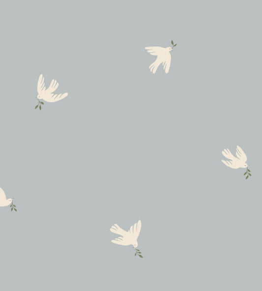 Frida Wallpaper by Sandberg Light Blue