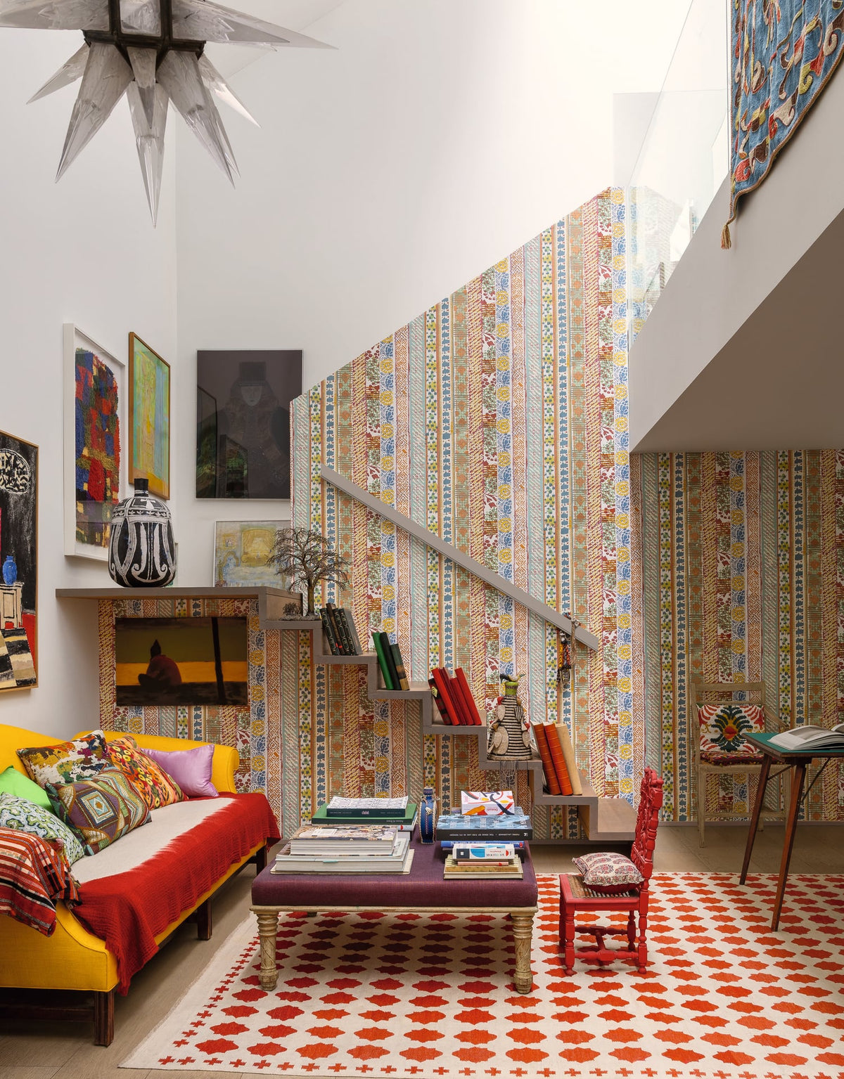 Frida Wallpaper by Pierre Frey shown in a room setting (view 1)