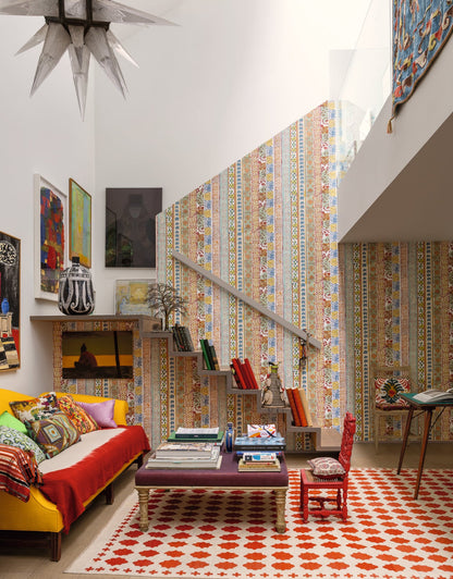 Frida Wallpaper by Pierre Frey shown in a room setting (view 1)