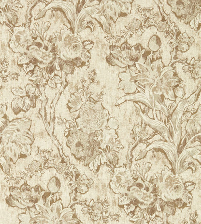 Fringed Tulip Toile Wallpaper by Sanderson Jute