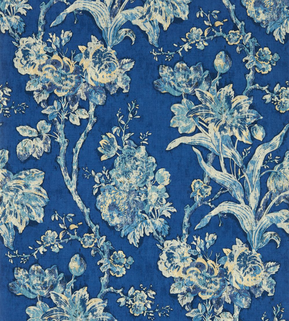 Fringed Tulip Toile Wallpaper by Sanderson Smalt