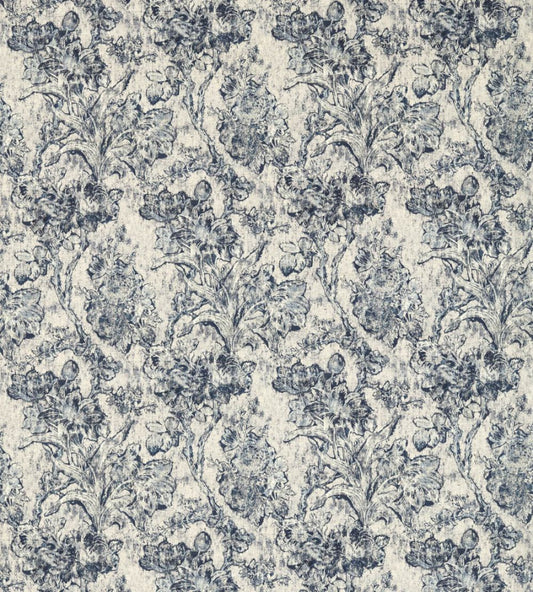 Fringed Tulip Toile Fabric by Sanderson Woad