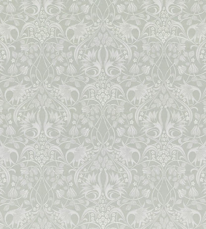 Fritillerie Embroidery Fabric by GP & J Baker Aqua