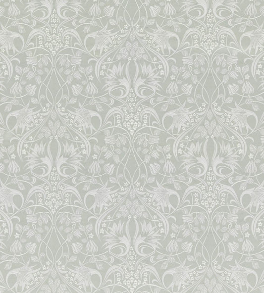 Fritillerie Embroidery Fabric by GP & J Baker Aqua