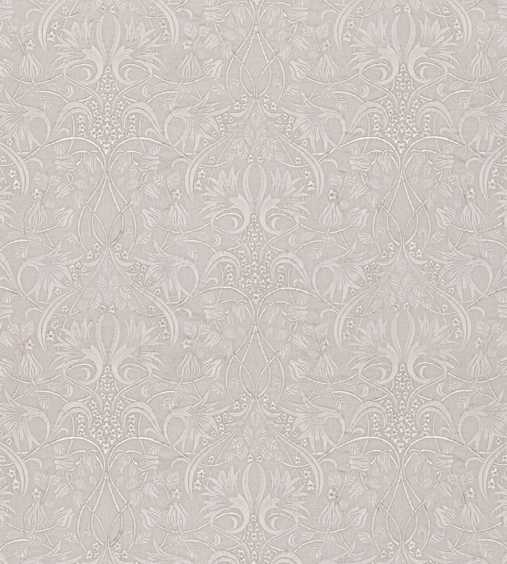 Fritillerie Embroidery Fabric by GP & J Baker Ivory