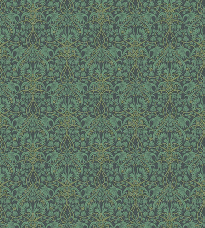 Fritillerie Wallpaper by GP & J Baker Indigo/Teal
