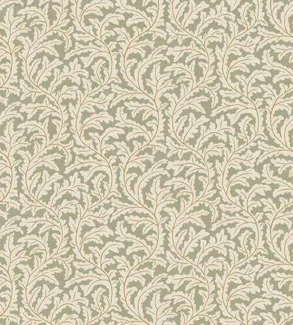 Frond Ogee Wallpaper by Josephine Munsey Sage