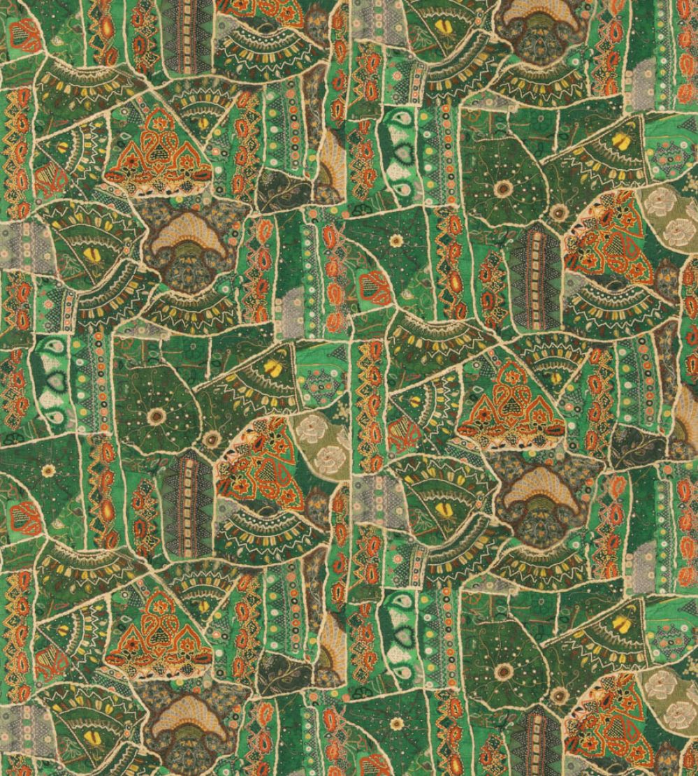 Front Row Fabric by GP & J Baker Jewel Green