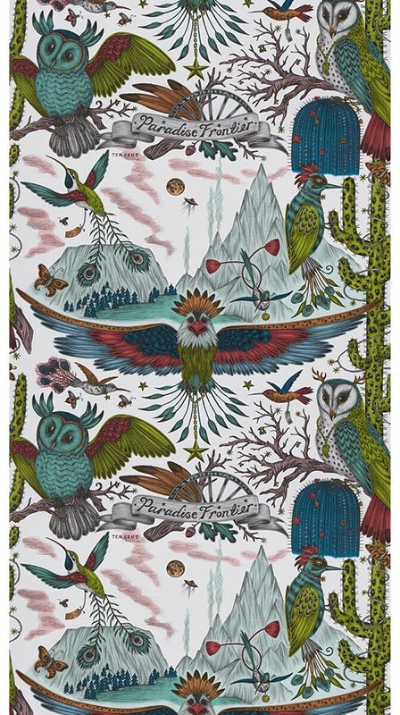 Frontier Green wallpaper by Clarke & Clarke