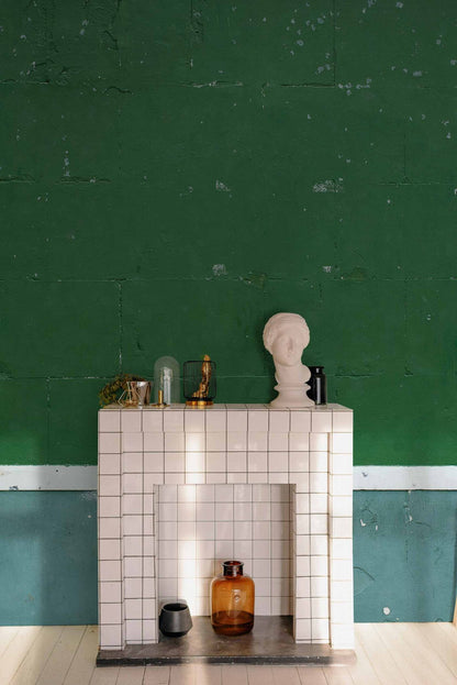 Fronton mural by Coordonné in Wall, shown in a styled room