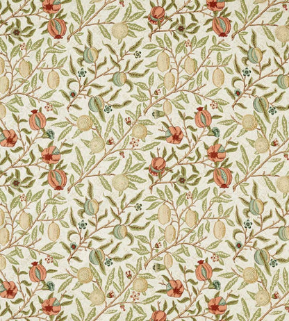 Fruit Wide Width Fabric by Morris & Co Pear/Plaster Pink