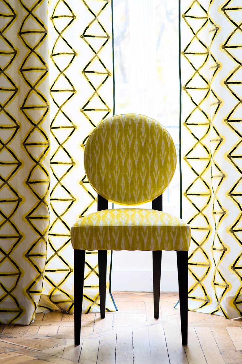 Fujin Fabric by Pierre Frey shown in a room setting (view 2)