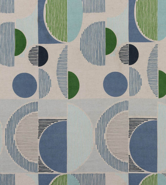 Galaxie Fabric by Christopher Farr Cloth Green