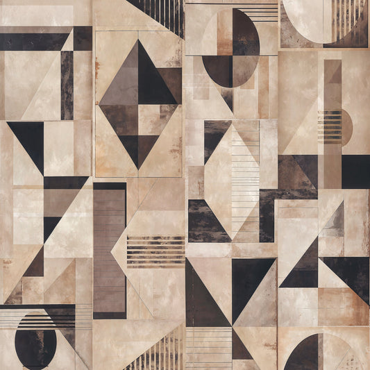Galaxy Mural by Thibaut in Graphite & Champagne (TM24433)