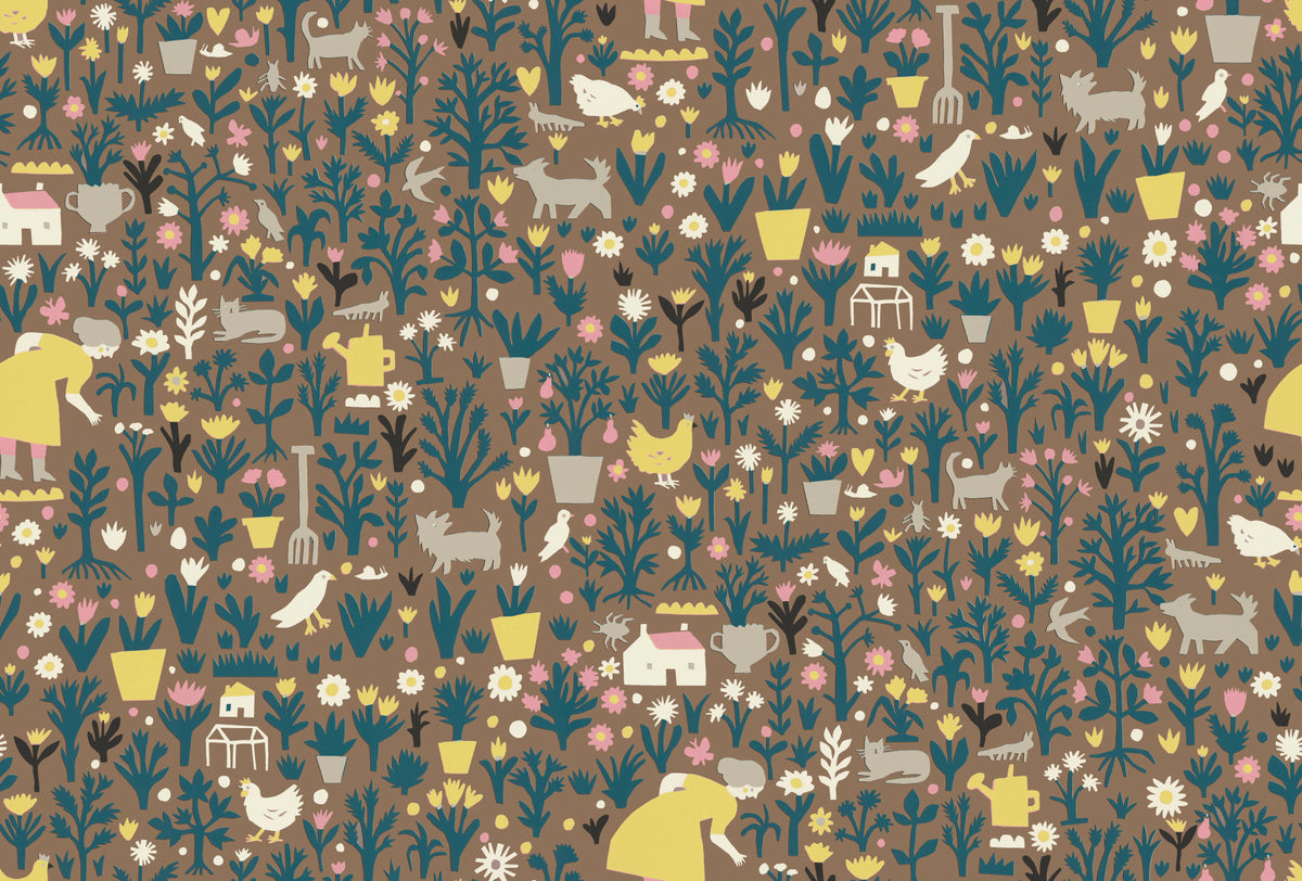Garden Flower Fred mural by Bien Fait