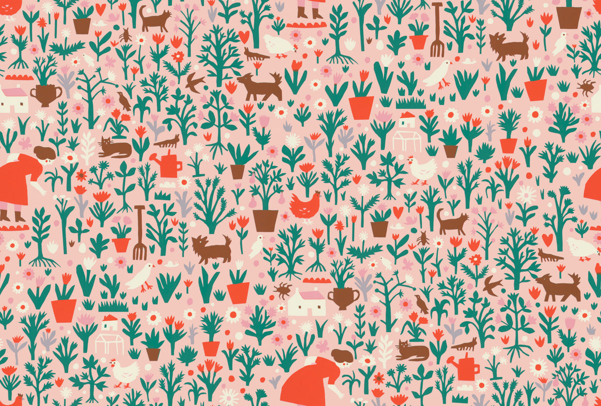 Garden Flower Louise mural by Bien Fait