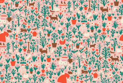 Garden Flower Louise mural by Bien Fait