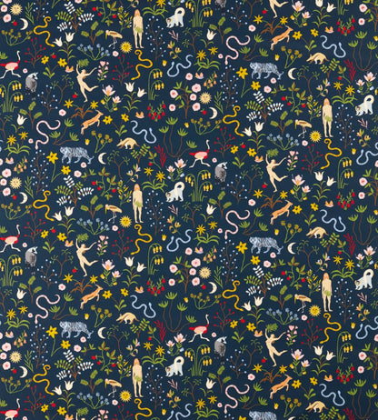 Garden of Eden Fabric by Scion Midnight