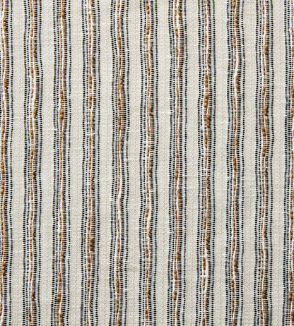 Garden Stripe Fabric by Travers Black