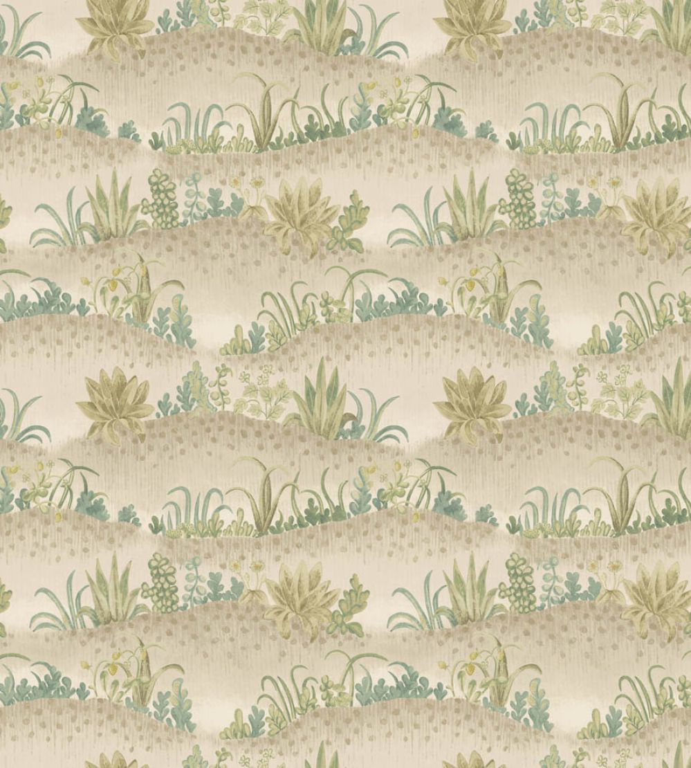 Garden Tapestry Wallpaper by GP & J Baker Soft Blue/Green