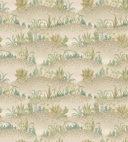 Garden Tapestry Wallpaper by GP & J Baker Soft Blue/Green